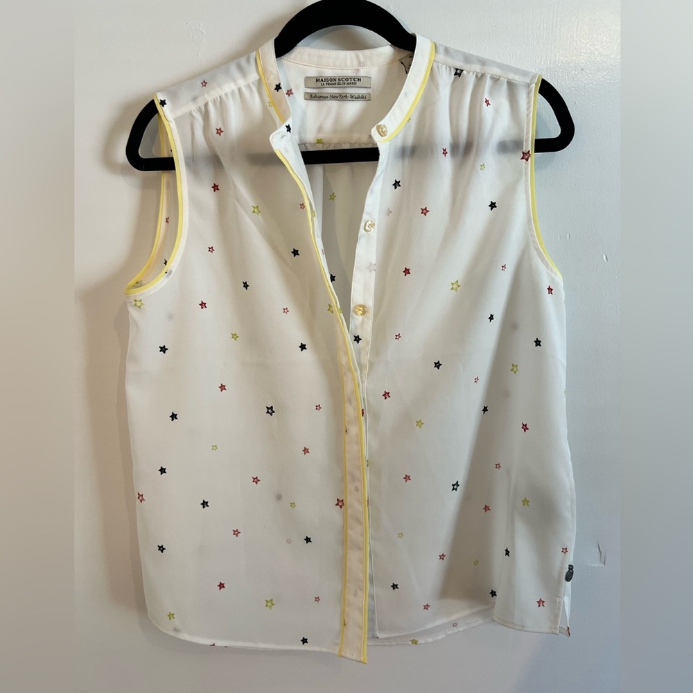 Scotch & Soda sheer shell tank
